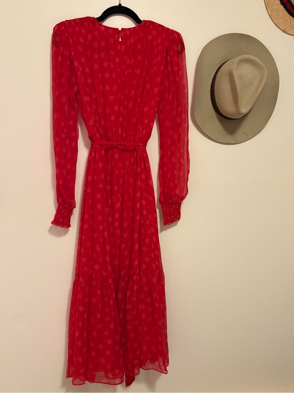 Heartbeat Silk Midi Dress by Kate Spade New York - Picture 5 of 6